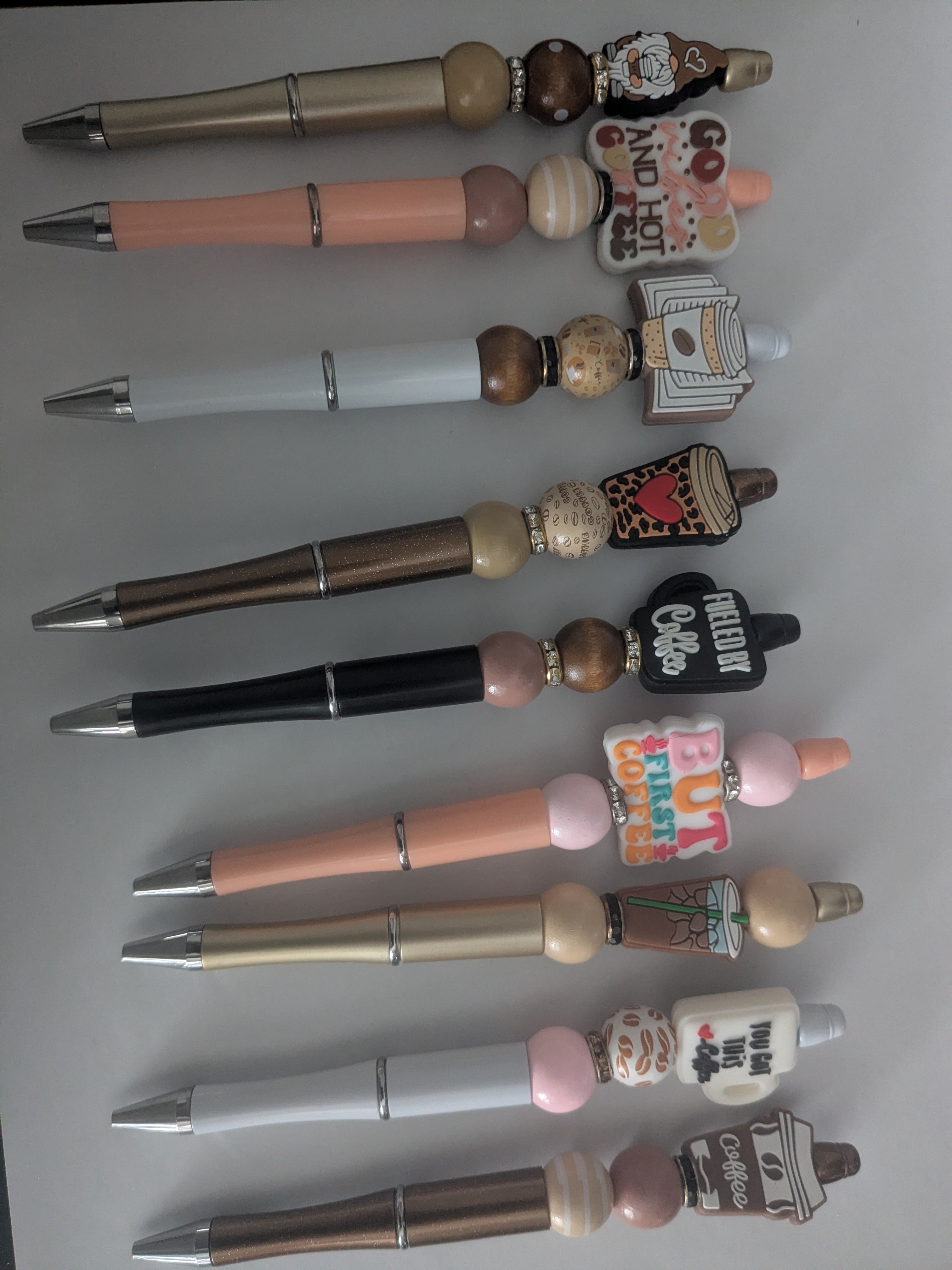 Beaded Coffee Pens